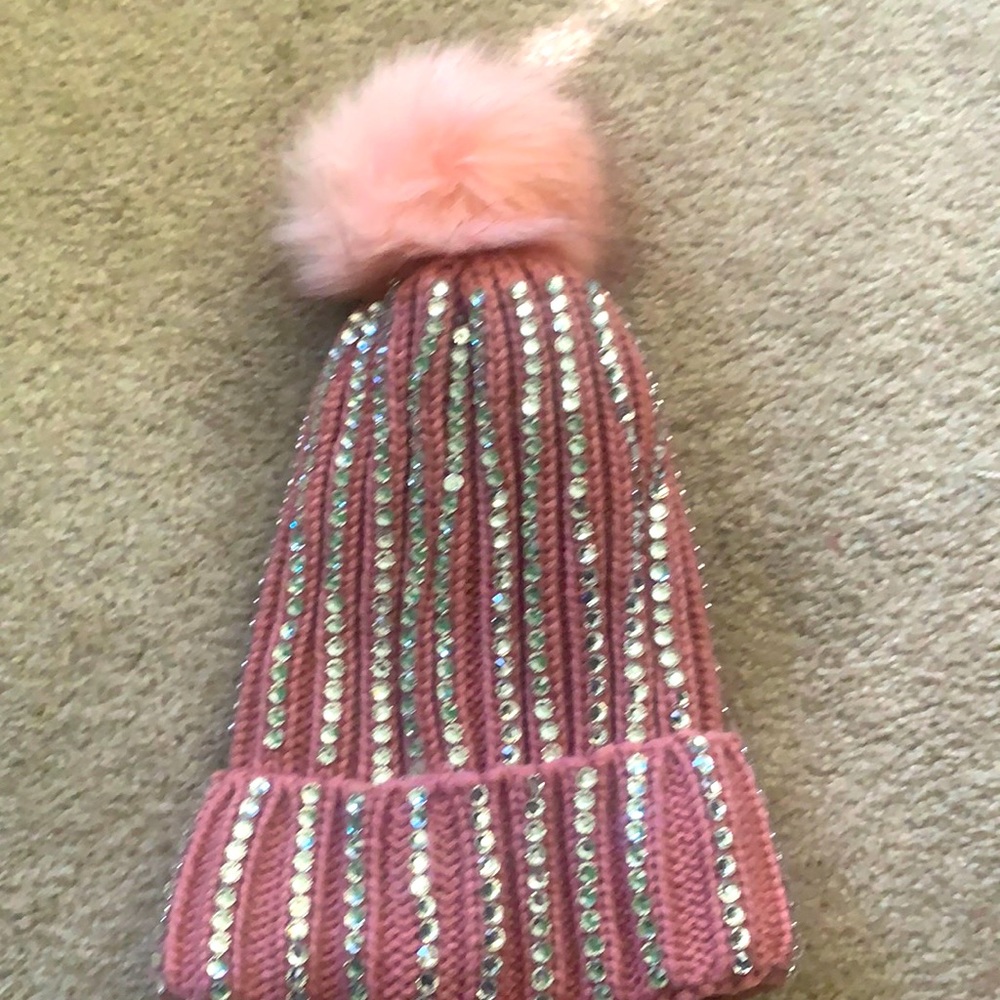 Pink beanie
